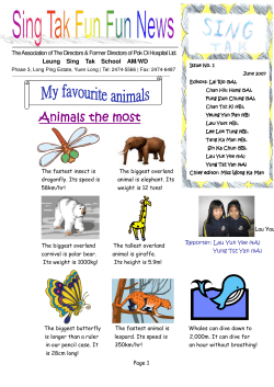 Animals the most Animals the most