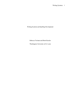 This chapter differs from its companions in addressing literacy