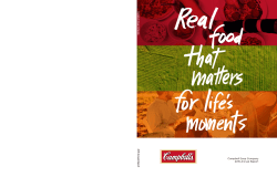 Campbell Soup Company 2015 Annual Report