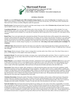 Sherwood Forest - City of Sherwood Arkansas