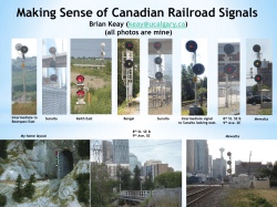 Making Sense of Canadian Railroad Signals
