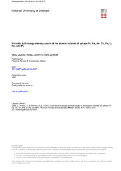 Ab initio full charge-density study of the atomic volume of