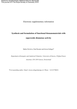 Supplementary information - Royal Society of Chemistry