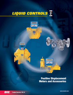 Positive Displacement Meters