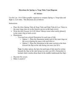 Directions for Spring vs. Neap Tides Venn Diagram AC Science Use