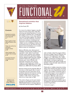 Sensational activities that improve balance