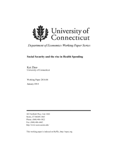 Social Security and the rise in Health Spending