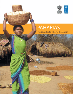 Paharias : The Struggle of a Tribe for Recognition