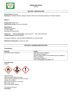 Safety Data Sheet - Sinclair Oil Corporation