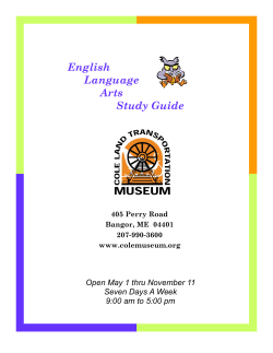 English Language Arts Study Guide