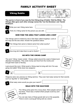 family activity sheet