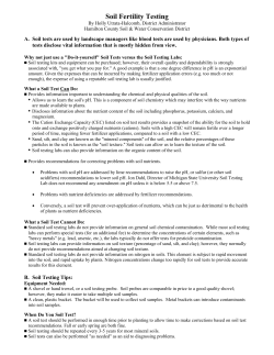 Intro to Soil Testing - Hamilton County Soil and Water Conservation