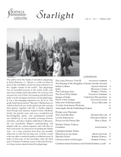 Starlight - Sophia Foundation