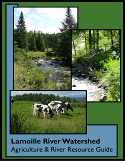 Section 1: Lamoille River History and Current Conditions