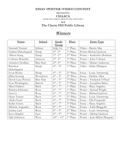 the list of winners. - Cherry Hill Public Schools