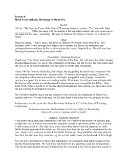 The Trial of Stone Fox - National Constitution Center