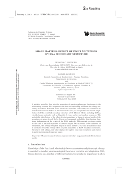 shape matters: effect of point mutations on rna secondary structure