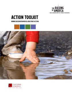 action toolkit - The Raising of America