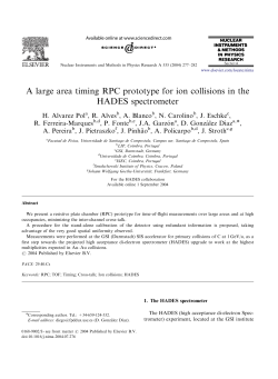 A large area timing RPC prototype for ion collisions in the HADES