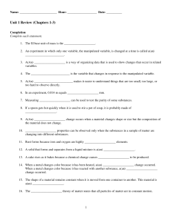 Unit 1 - Mona Shores Blogs