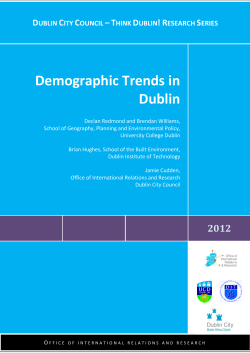 Demographic Trends in Dublin