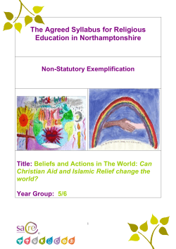Can Christian Aid and Islamic Relief change the world?