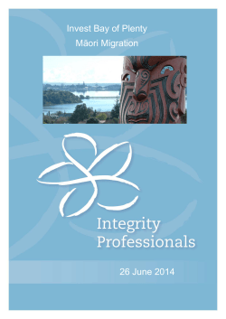 Maori migration - Rotorua Lakes Council