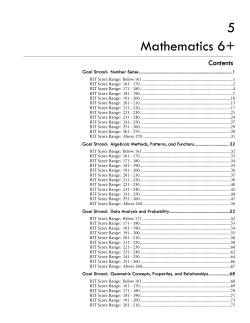 Math (Grades 6 and above)