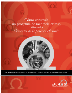 Cómo construir un programa de mentoría exitoso