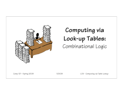 Computing via Look
