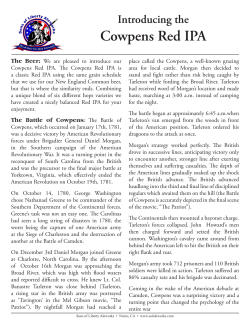 Cowpens Red IPA - Sons Of Liberty