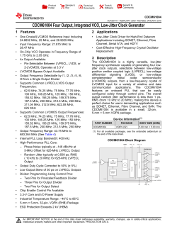CDCM61004 - Texas Instruments