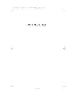 Nichols.Anne Bradstreet