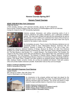 Spring 2017 Course List