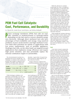 PEM Fuel Cell Catalysts - The Electrochemical Society