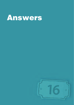 Answers - National Adult Literacy Agency