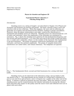 Illinois State University Physics 112 Department of Physics Physics