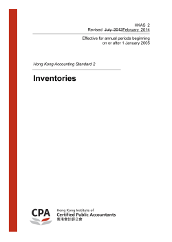 HKAS 2 Inventories