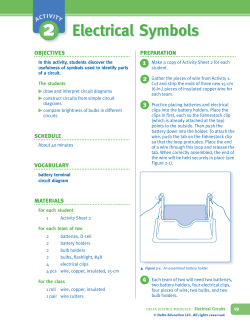 Electrical Symbols Electrical Symbols