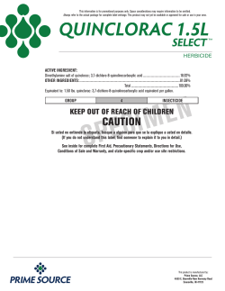 quinclorac 1.5l - Do My Own Pest Control