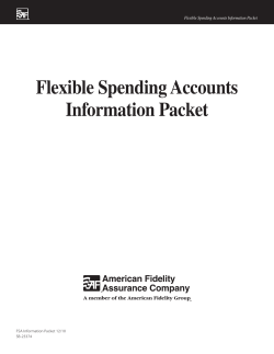 Flexible Spending Accounts Information Packet