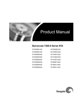 Barracuda 7200.9 Serial ATA