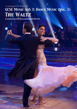 The Waltz - Causeway Performing Arts= The Music Department