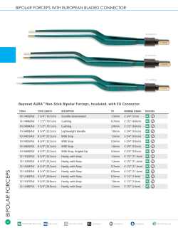 BIPOLAR FORCEPS