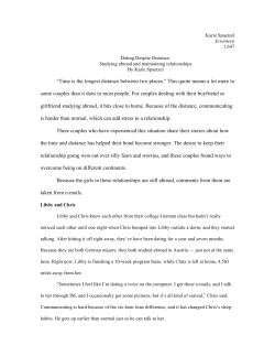 Time is the longest distance between two places.