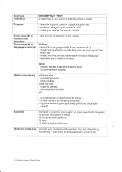 content and structure diction: