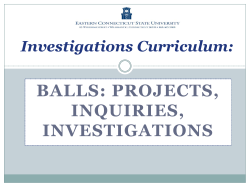 balls: projects, inquiries, investigations