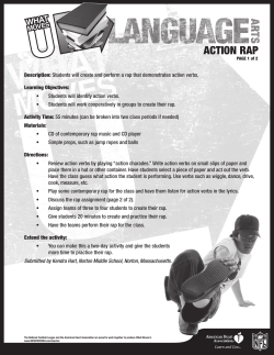 Action Rap - American Heart Association