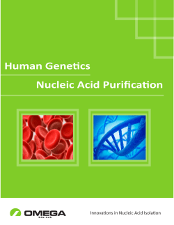 Human Genetics Nucleic Acid Purification - Omega Bio-tek
