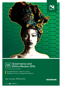 full supplementary Governance and Ethics report